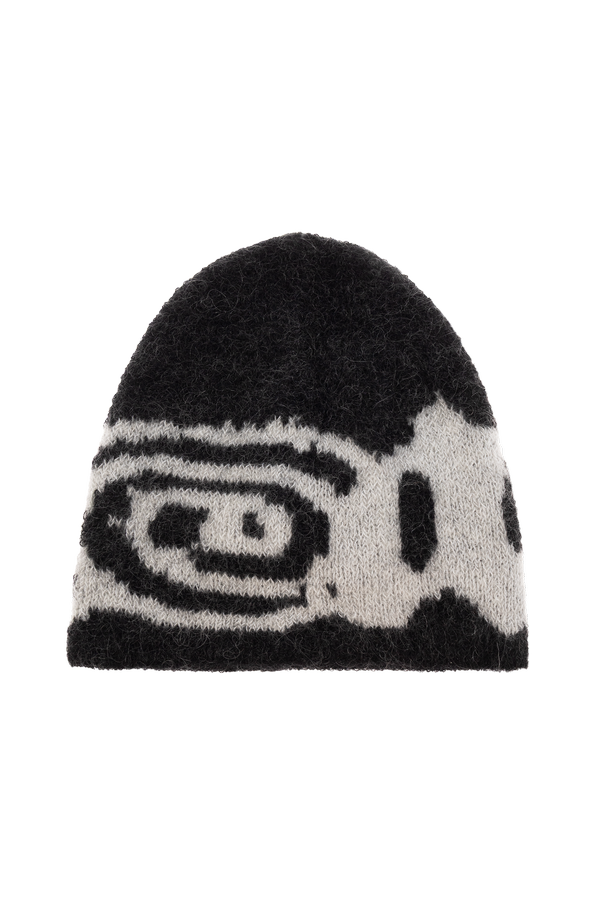 ROA Black and Off-White Artistic Beanie by ROA | Men's | Vitkac